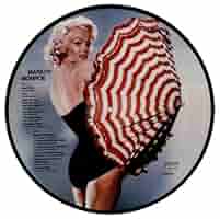 希少！MARILYN MONROE ピクチャーディスク LP Marilyn Monroe - Greatest Hits (Pink-Purple Splatter Vinyl